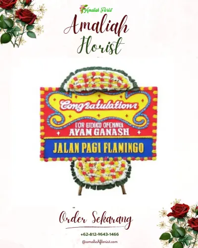 Bunga Papan Congratulation di Jangga
